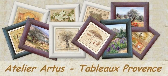 Tableaux Provence - Atelier Artus