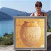 Provençal Jar - photo 80 x 80 cm - Grey