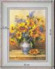 Bouquet de tournesols - dimension 40 x 35 cm - Blanchie incurvée 