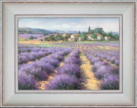 A hamlet in the middle of lavenders