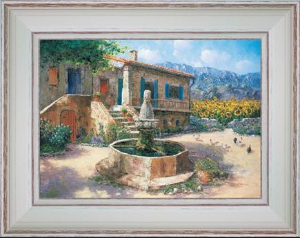 https://tableaux-provence.com/1901/painting-country-deco-a-fountain-in-the-farmyard.jpg