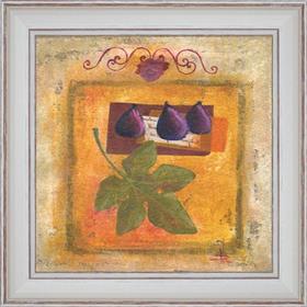 Les figues violettes - détail du tableau 40 x 40 cm