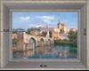 Pont d'Avignon - paysage 40 x 35 cm - Grisée incurvée