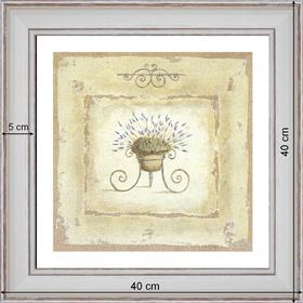 Pot de Lavande ornement fer - dimensions 40 x 40 cm