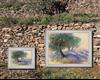 Lavenders under olive trees - 2 sizes detail