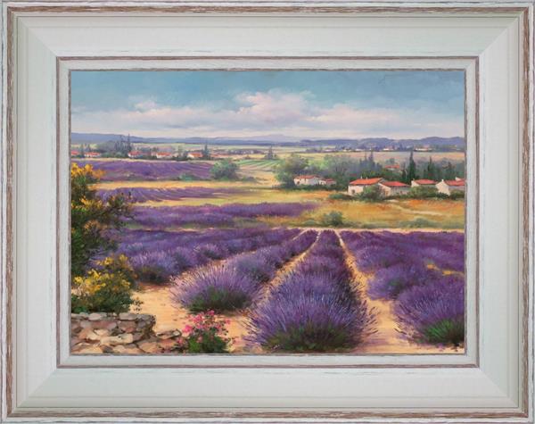 Surrounded with lavenders