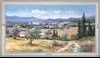 Provence and Sea - Landscape 60x110 cm - White curved