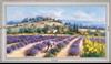 Collectors of lavender - Landscape 60x110 cm - White curved