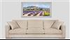 Collectors of lavender - Panoramic in situation - White frame