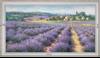 Color Lavender - Landscape 60x110 cm - White curved