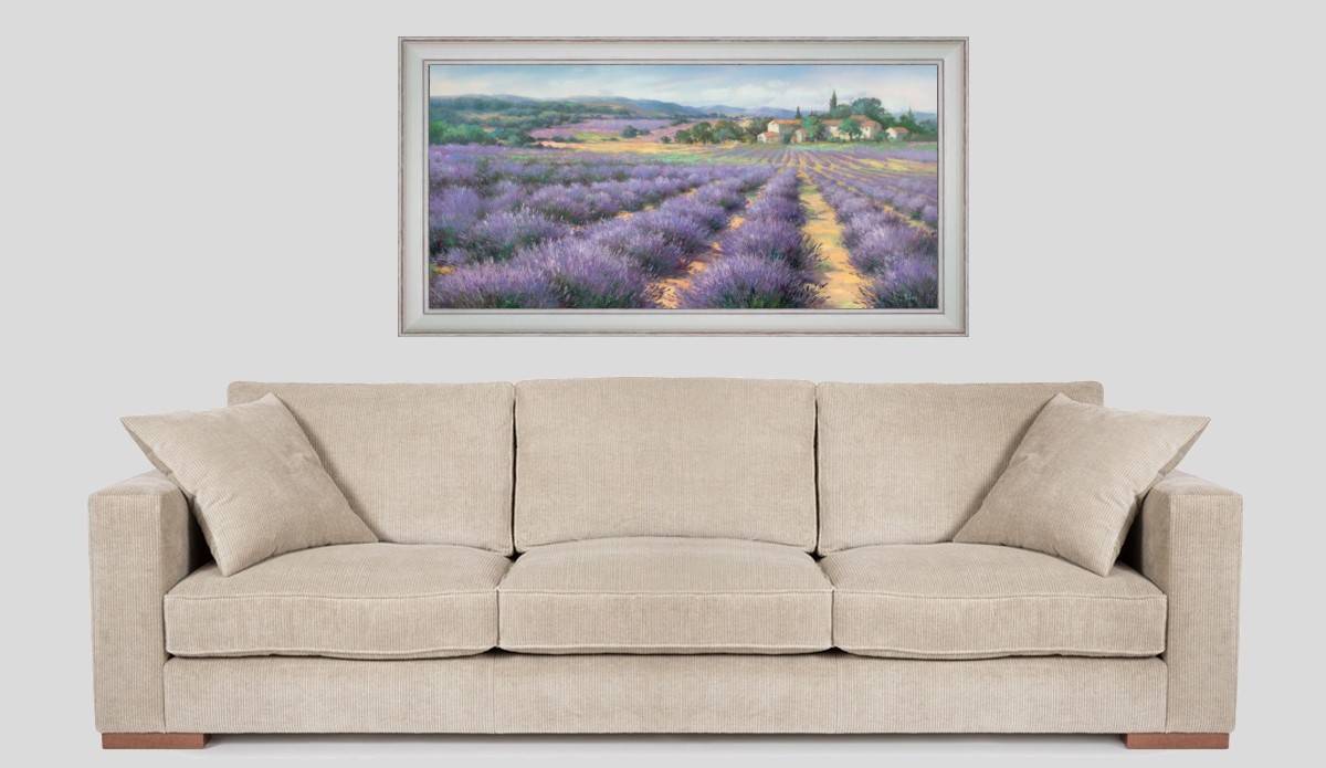 Color Lavender - Panoramic in situation - White frame