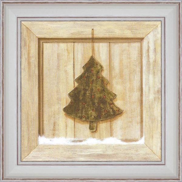Fir tree - painting detail 40 x 40 cm
