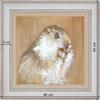 Marmot - dimensions 40 x 40 cm - White