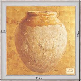 Earthenware jar Of Provence - dimensions 80 x 80 cm - White