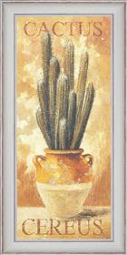 Cactus - détail du tableau 40 x 80 cm