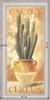 Cactus - dimensions 40 x 80 cm - Blanc cassé