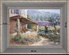 Terrasse provençale - paysage 40 x 35 cm Gris