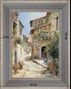 Ruelle de Provence paysage 40 x 35 cm - Grisée incurvée