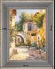 Auberge provençale - paysage 40 x 35 cm - Grisée incurvée