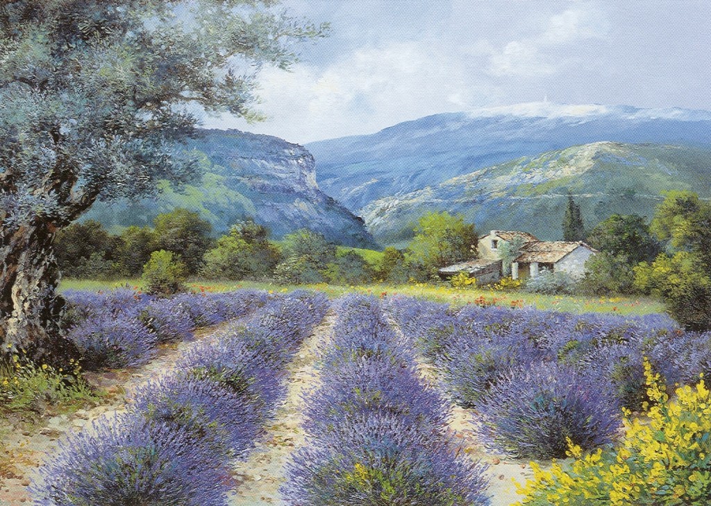 Tableaux des Paysages de Provence  En Provence