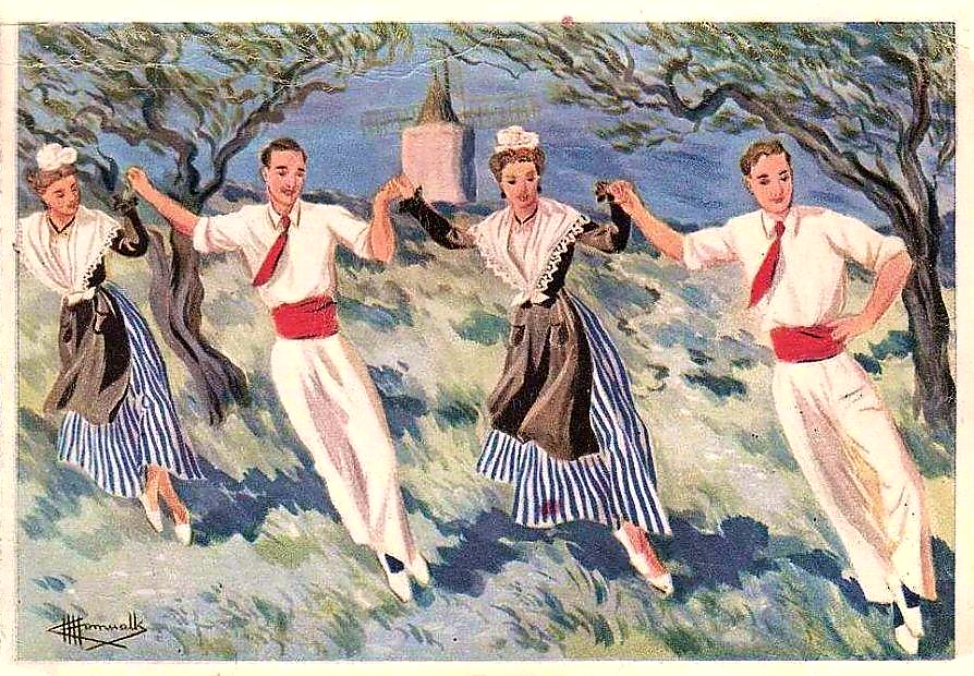 Folklore provençal : La farandole, danse traditionnelle